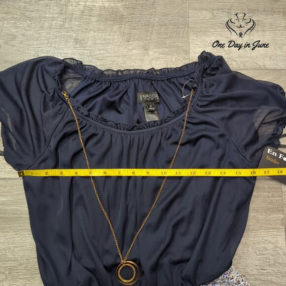 Enfocus Studio Short Sleeve Mini Dress Size 8 - Picture 5 of 7